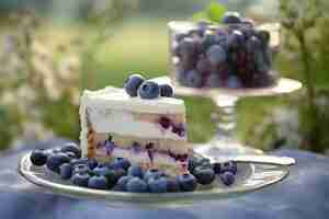 Foto gratuita cerrar el postre elegante