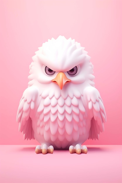 Cerrar la representación 3D del águila