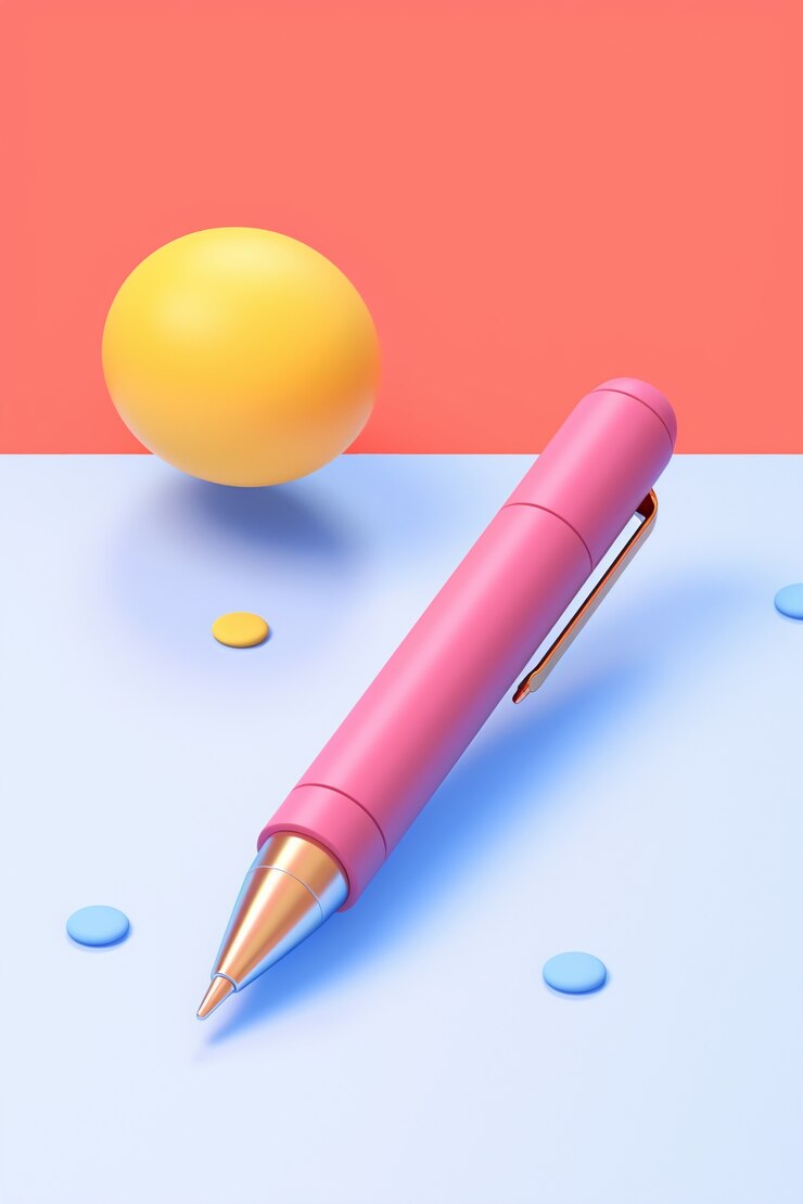 Foto gratuito cerrar la representación 3d de la pluma