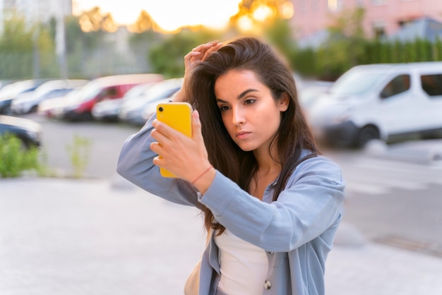 Cerrar sobre mujer joven