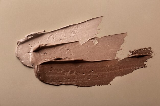 Cerrar la textura de la crema
