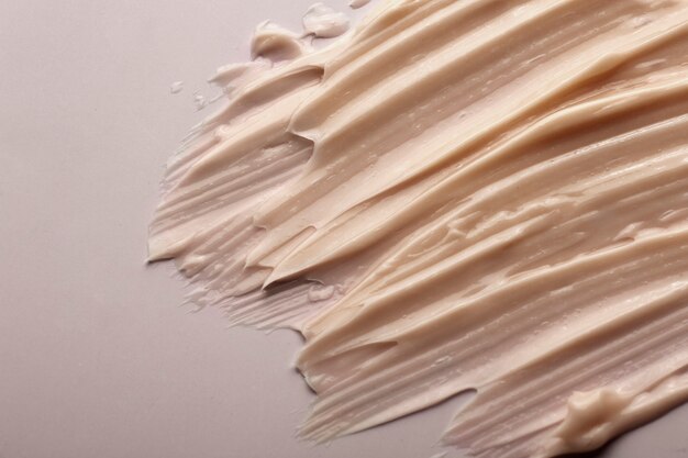 Cerrar la textura de la crema