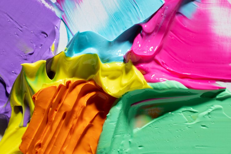 Foto gratuito cerrar en textura de pintura al óleo