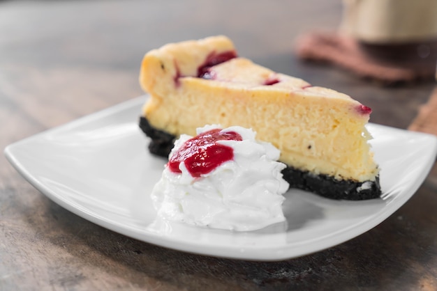 Cheesecake de frambuesa