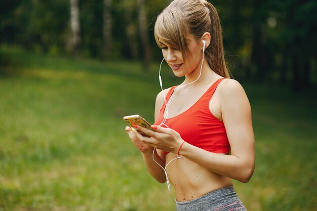 chica de deportes