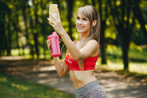 chica de deportes