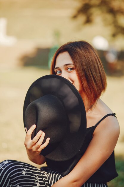 Chica en un parque