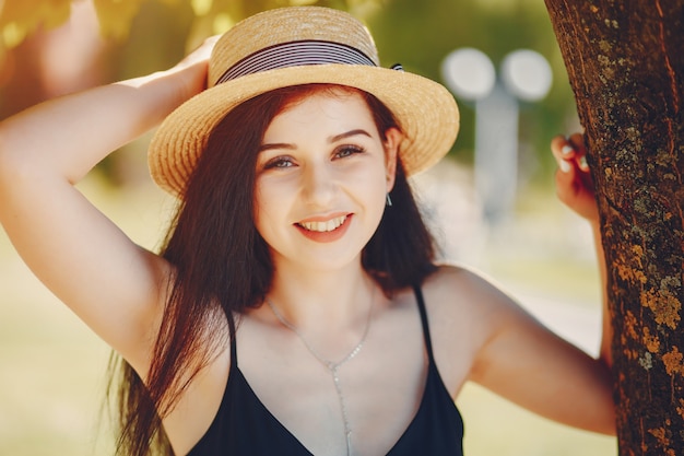 Chica en un parque