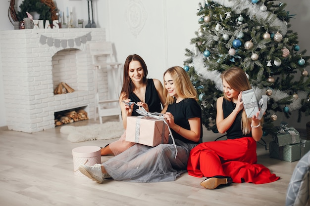 chicas de navidad