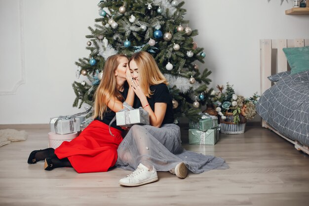 chicas de navidad