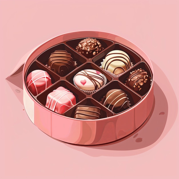 Foto gratuita chocolate cartoon illustration