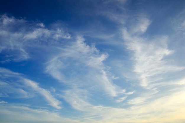 Cielo del atardecer