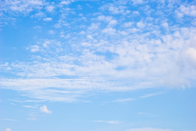 Cielo azul y nubes