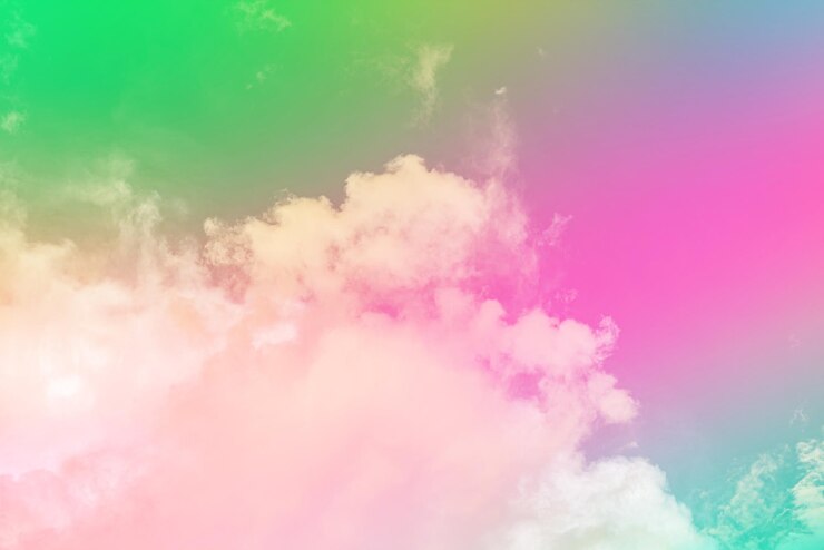 Foto gratuito un cielo increíble y hermoso con nubes.