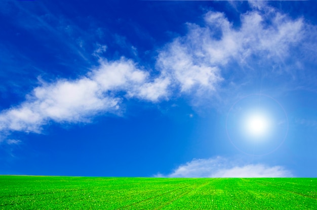 Cielo con una nube