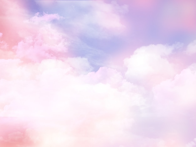 Cielo nublado rosa