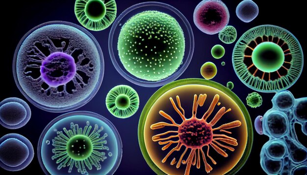 La ciencia magnificada de los microorganismos revela el funcionamiento complejo de la naturaleza generado por la IA