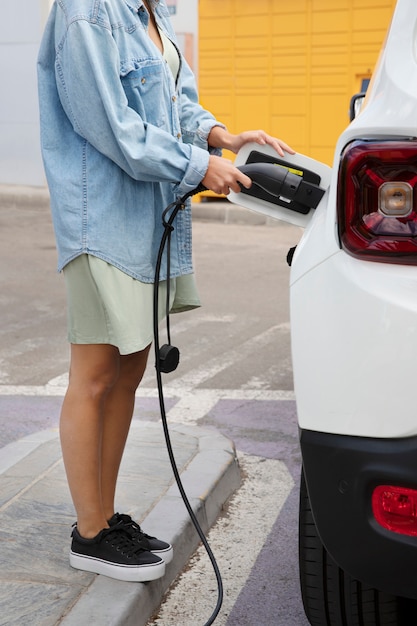 Cierre de carga de coches eléctricos