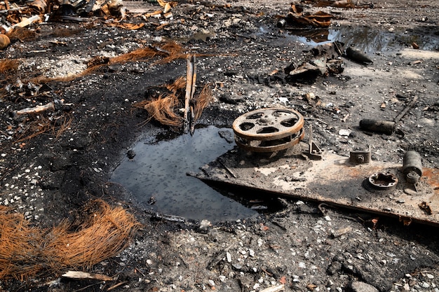 ciudad destruida guerra rusa en ucrania