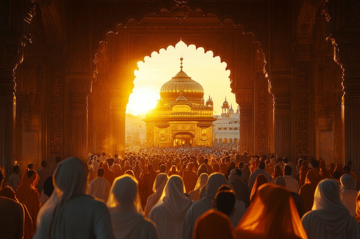 Foto gratuito ciudad india llena de gente
