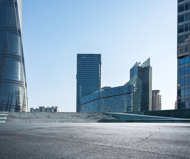 Ciudad moderna con edificios