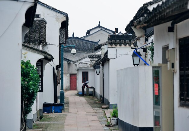 Ciudad de Shanghai Zhujiajiao con edificios históricos