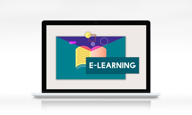 Clase en línea de conocimientos de aprendizaje electrónico
