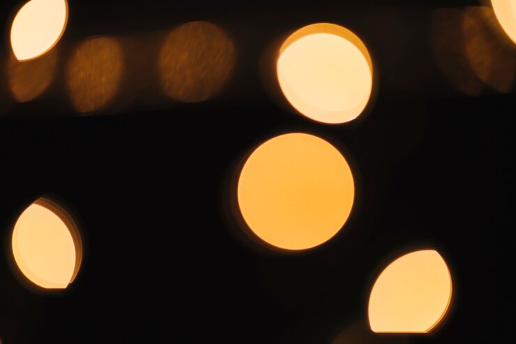 Foto gratuito close-up brillantes motas de luz