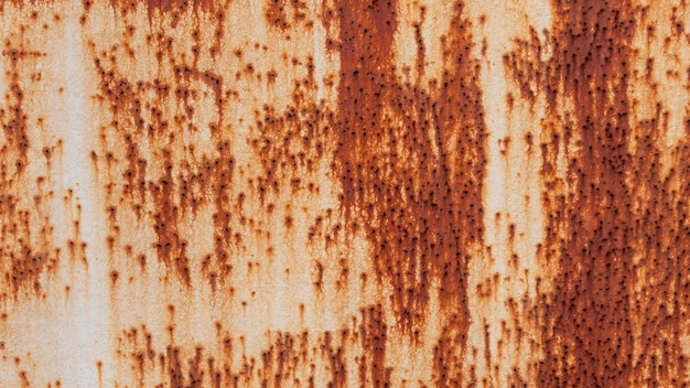 Close-up de fondo de metal oxidado