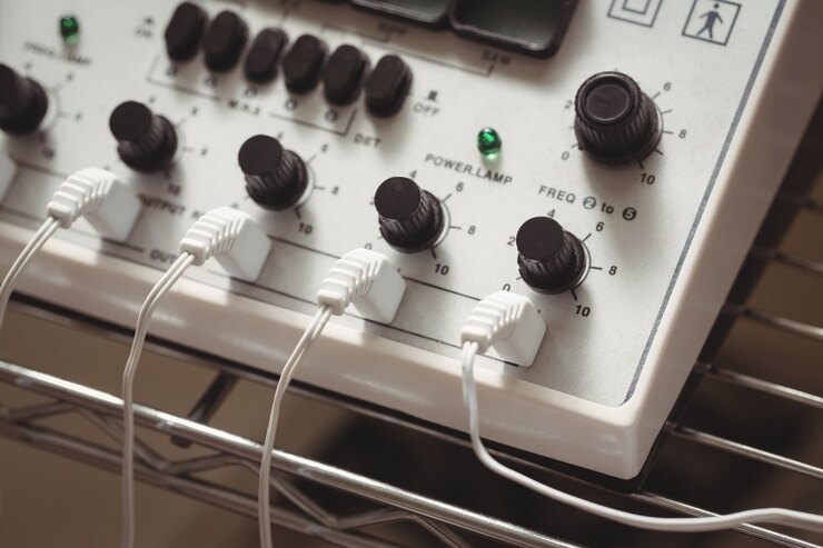 Photo Gratis close-up of electro stimulation device