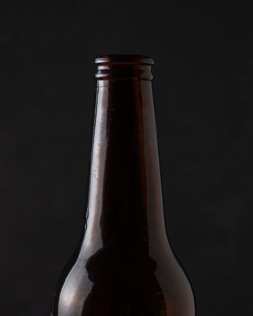 Close-up refrescante bebida en botella
