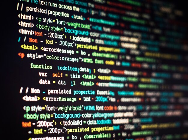 Codificación de programas informáticos en pantalla
