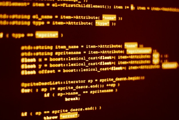 Código del programa de computadora