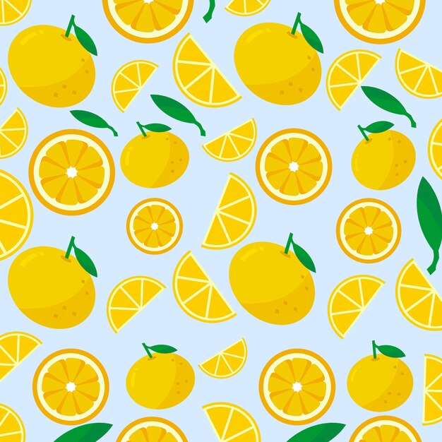 Colage de frutas con limones