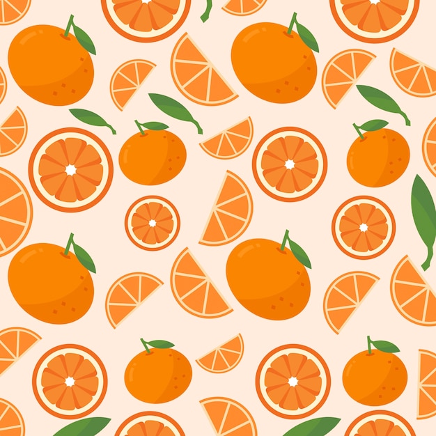 Collage afrutado con naranjas
