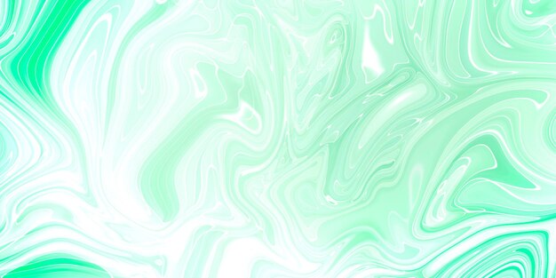 Los colores de tinta de arte moderno de creatividad verde transparente son increíblemente brillantes, luminosos, translúcidos, freeflo