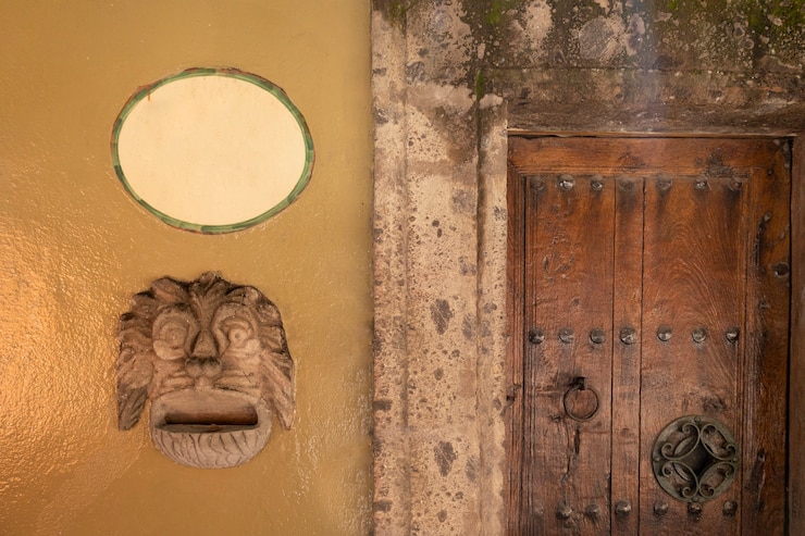 Foto gratuito colorida arquitectura mexicana y paisaje urbano.