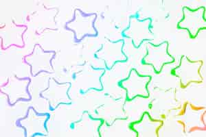 Foto gratuita coloridas manchas en forma de estrella