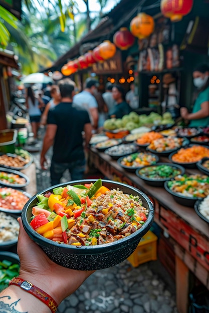 Foto gratuita comida de la calle, naturaleza muerta.