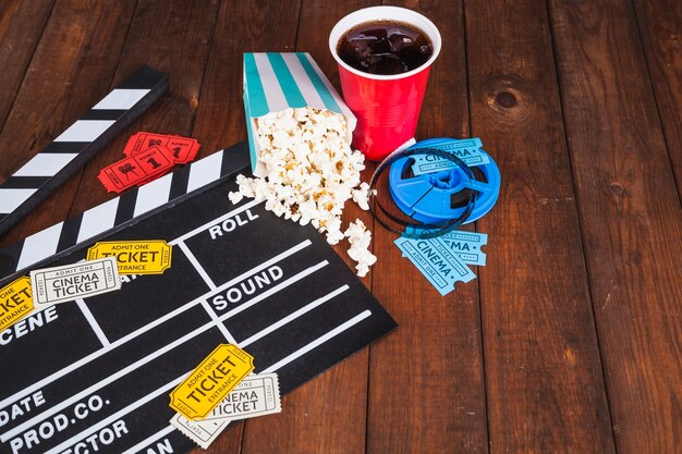 Comida de cine y entradas