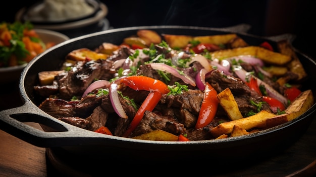 Comida deliciosa en la mesa