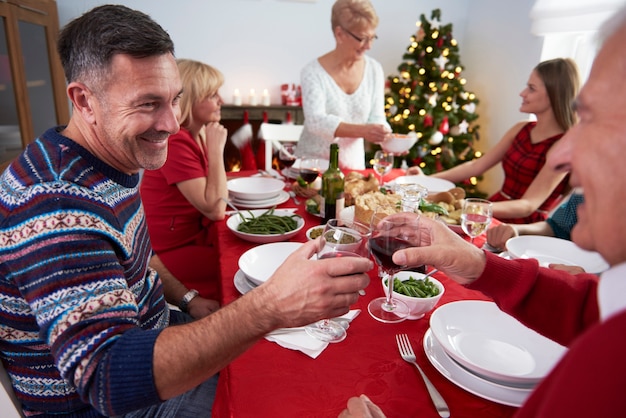 El comienzo de la Nochebuena