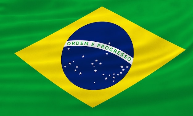 Foto gratuita composición de la bandera brasileña