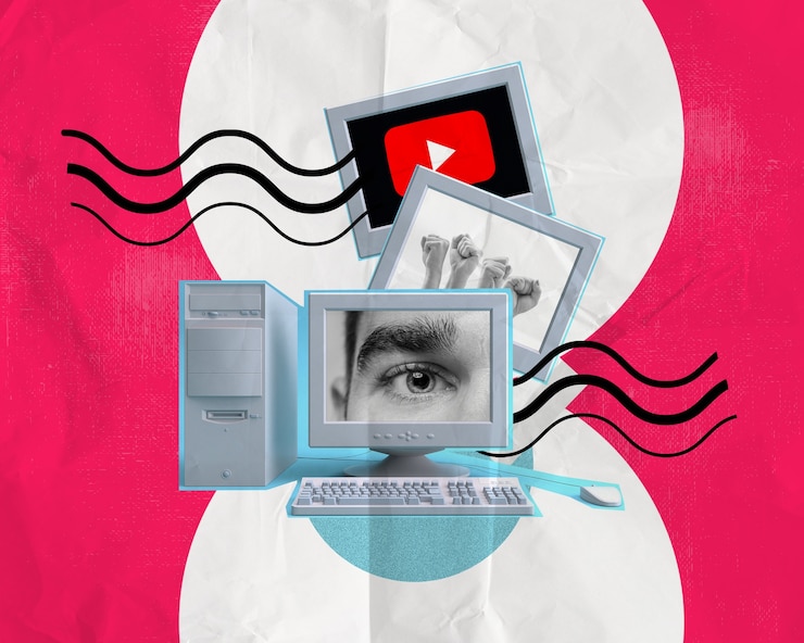 Foto gratuito composición del concepto de redes sociales