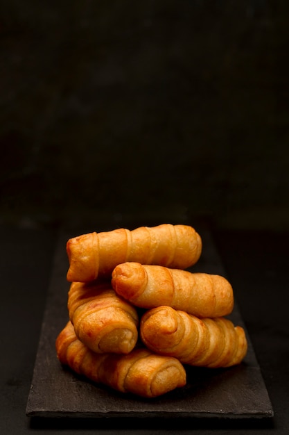 Composición deliciosa de palitos de queso venezolano