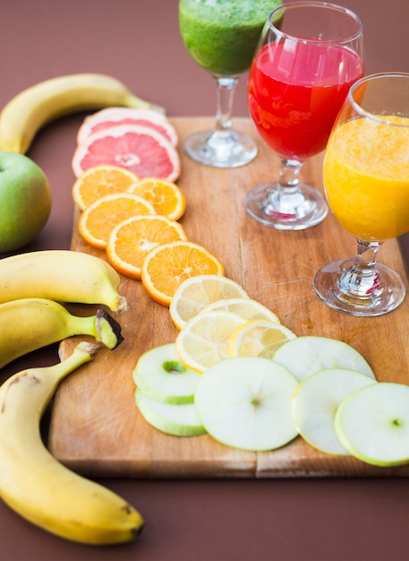 Composición de desayuno sano