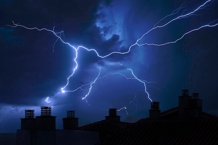 Foto gratuito composición de efectos meteorológicos