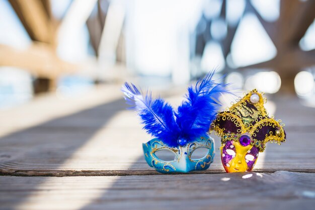 Composición elegante del carnaval de venecia