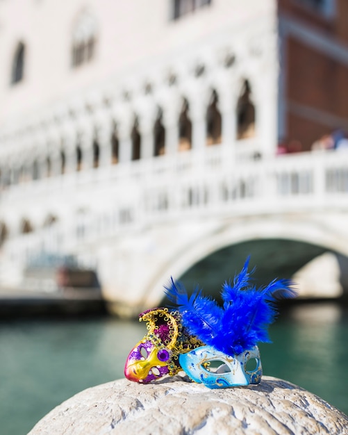 Composición elegante del carnaval de venecia