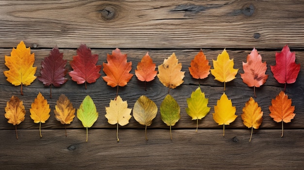 Foto gratuita composición de las hojas de otoño